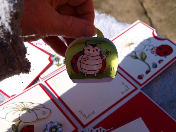 Explosionsbox zum Geburtstag, Explosion box for a birthday